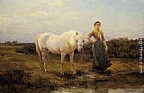 Noonday taking a Horse to Water